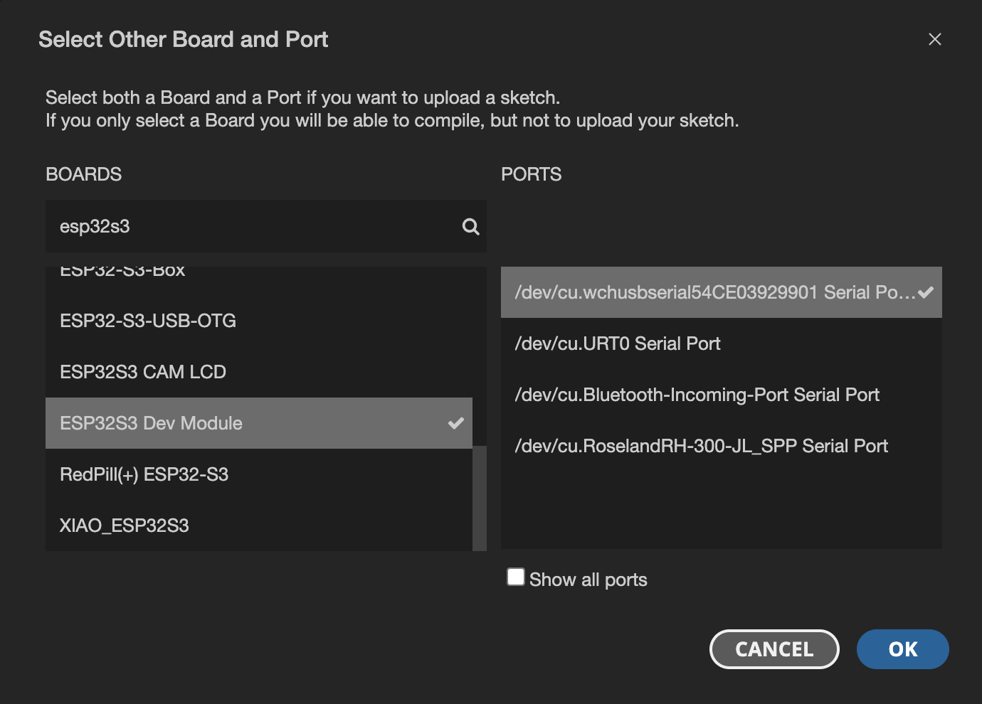 select_board_and_port